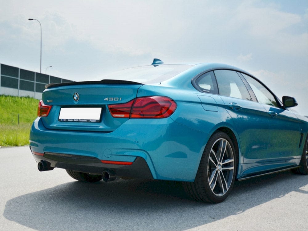 Maxton Design Gloss Black Spoiler Extension Bmw 4 F36 GRAN Coupe 2013-2017 Maxton Design SR