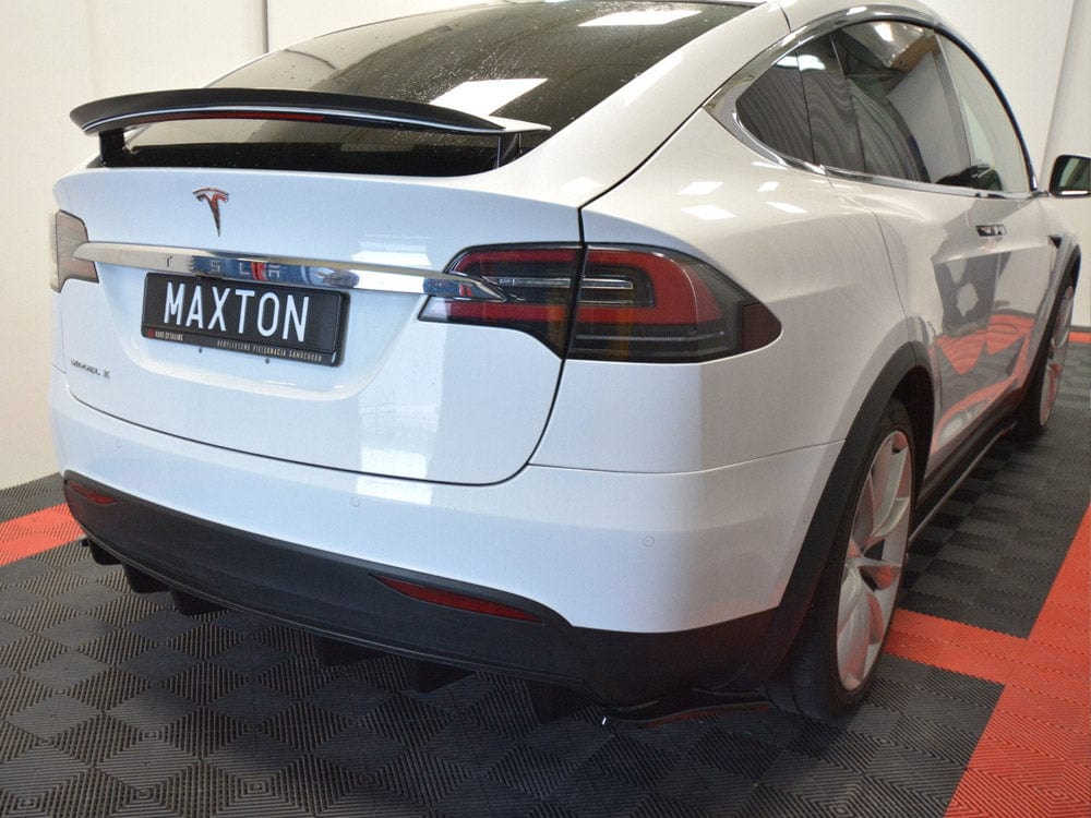 Maxton Design Gloss Black Spoiler Extension V2 Tesla Model X 2015- Maxton Design SR