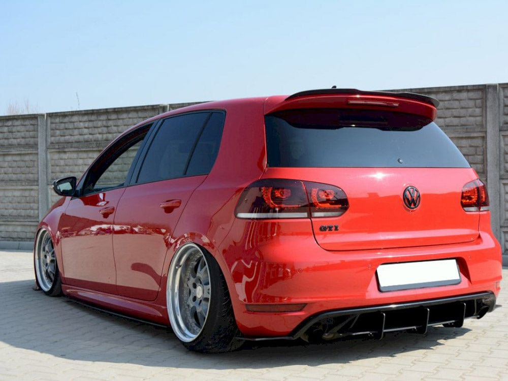 Maxton Design Gloss Black Spoiler Extension VW Golf MK6 GTI Maxton Design SR