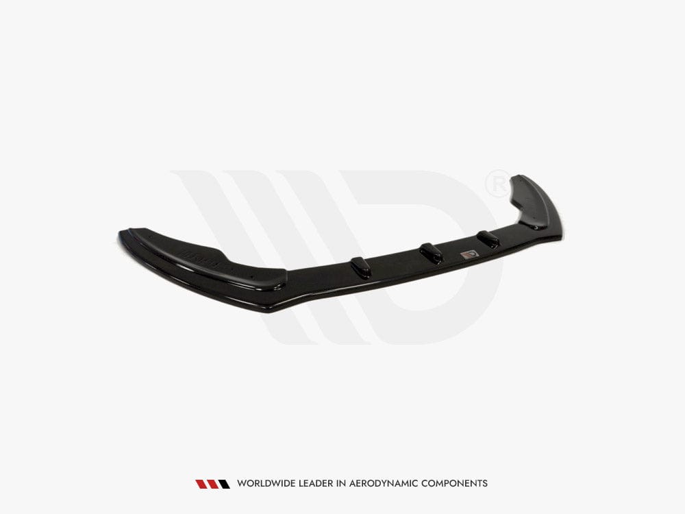 Maxton Design Gloss Black / Yellow Front Splitter Fiesta MK7 Standard Facelift 2013-2017 Maxton Design SR
