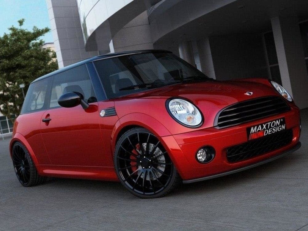 Maxton Design Gloss Black / Yellow Front Splitter Mini Cooper 2006-2011 Maxton Design SR