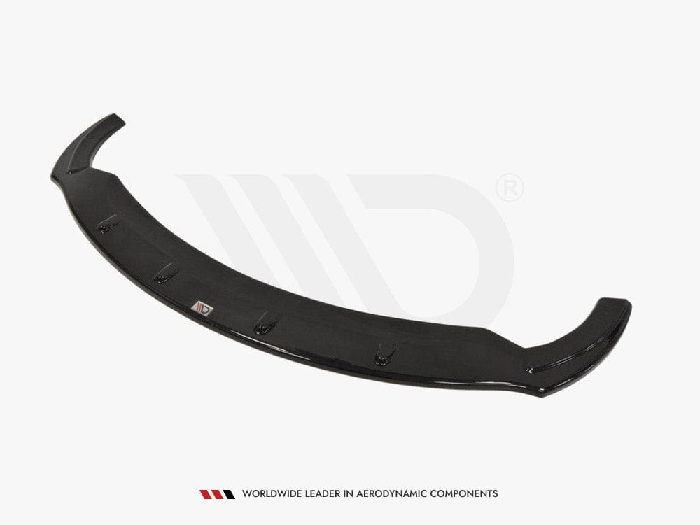 Maxton Design Gloss Black / Yellow Front Splitter Seat Ibiza 4 Sportcoupe (Preface) Maxton Design SR