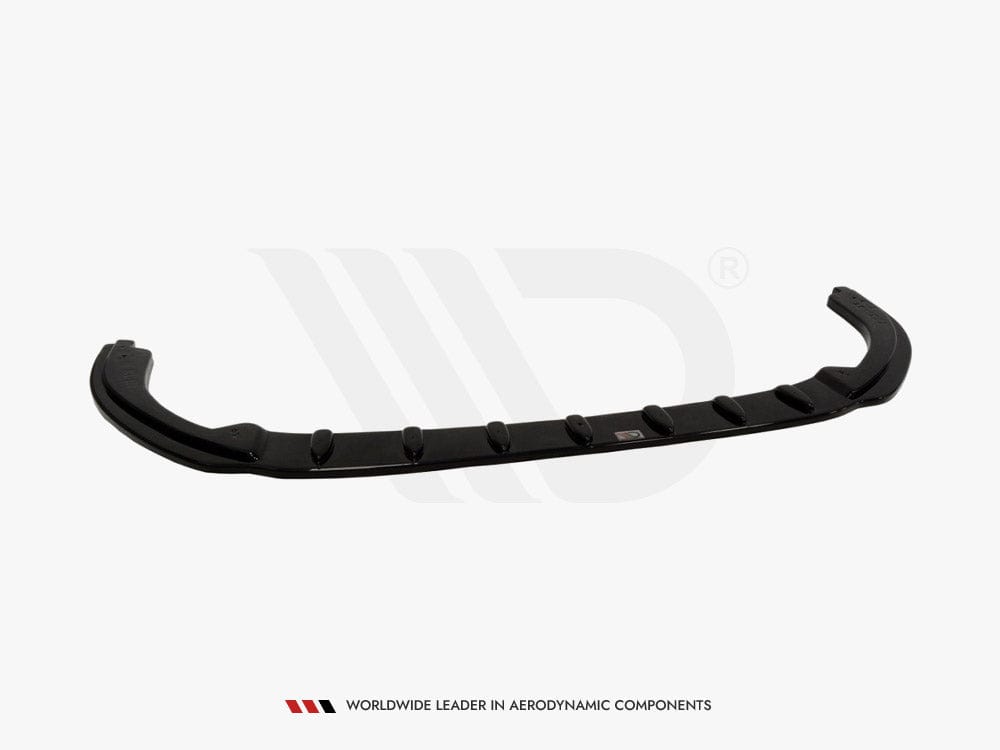 Maxton Design Gloss Black / Yellow Front Splitter V.1 Peugeot RCZ 2010-12 Maxton Design SR