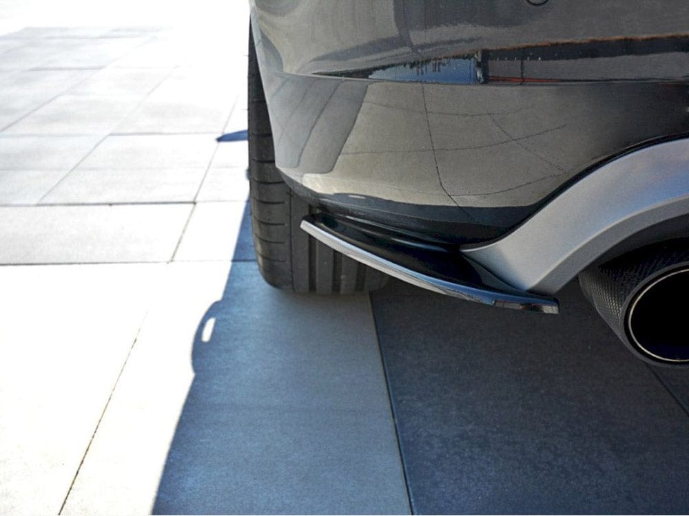 Maxton Design Gloss Black / Yellow Rear Side Splitters Volvo V60 Polestar Facelift Maxton Design SR