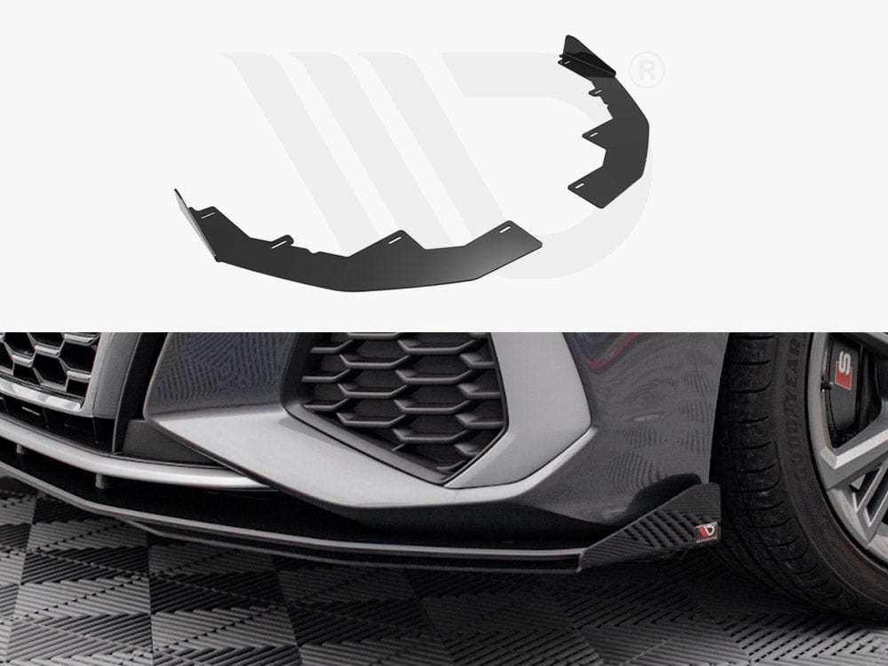Maxton Design Gloss Flaps Front Flaps Audi S3 / A3 S-Line 8Y Maxton Design SR