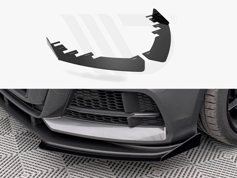 Maxton Design Gloss Flaps Front Flaps Audi S3 / A3 S-Line Sportback 8V Facelift Maxton Design SR