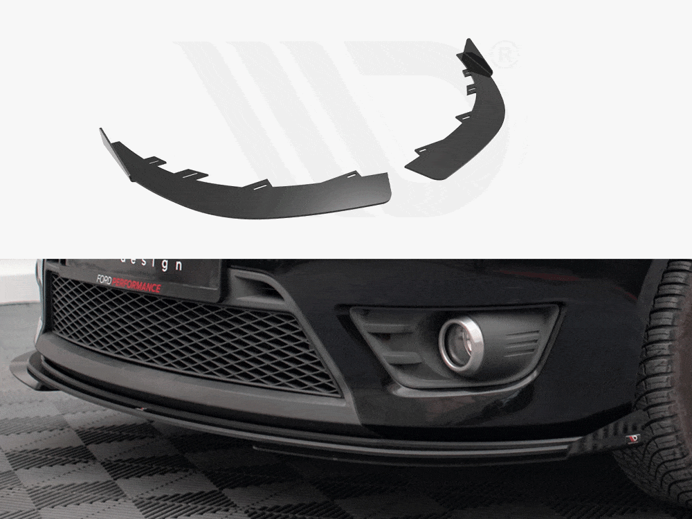 Maxton Design GLOSS FLAPS Front Flaps Ford Fiesta ST Mk6 Maxton Design SR