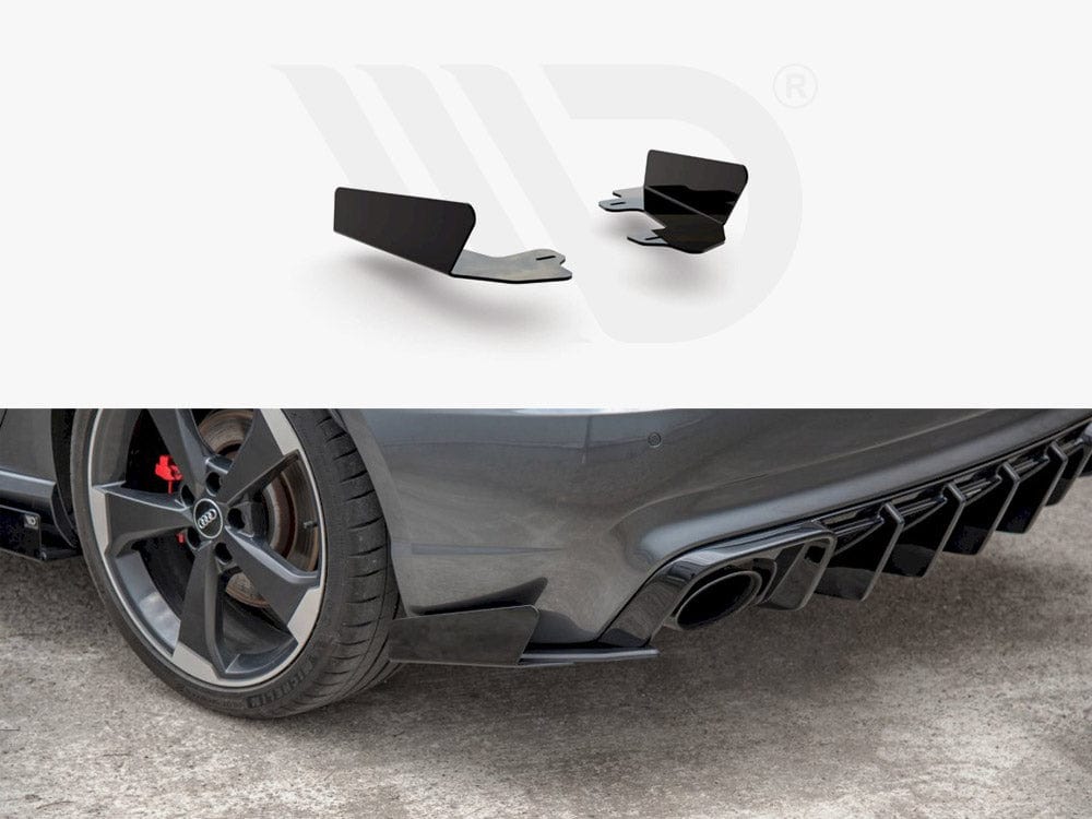 Maxton Design GLOSS FLAPS Rear Side Flaps Audi RS3 8V Sportback 2015-2016 Maxton Design SR