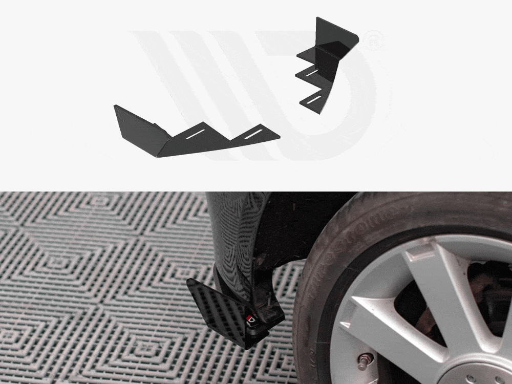 Maxton Design GLOSS FLAPS Rear Side Flaps Ford Fiesta ST Mk6 Maxton Design SR