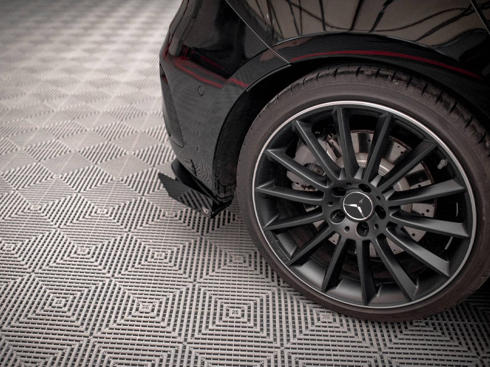 Maxton Design Gloss Flaps Rear Side Flaps Mercedes A35 AMG Hatchback Aero Pack W177 Maxton Design SR