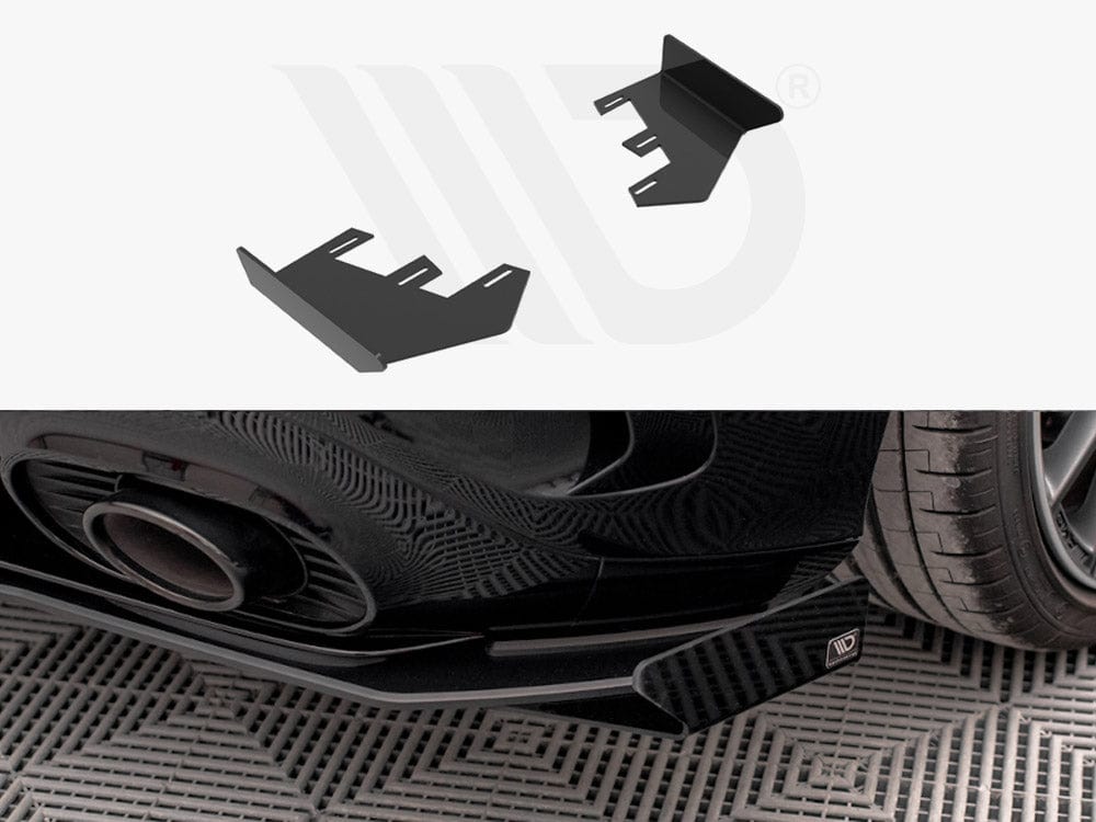 Maxton Design Gloss Flaps Rear Side Flaps Mercedes A35 AMG Hatchback Aero Pack W177 Maxton Design SR