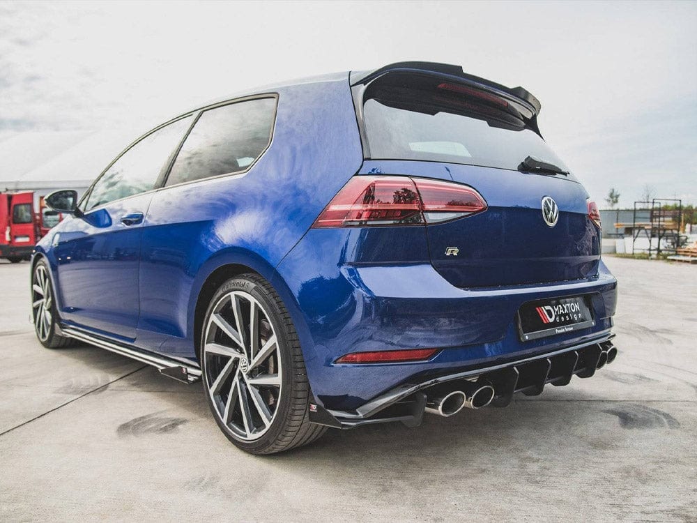 Maxton Design GLOSS FLAPS Rear Side Flaps VW Golf 7 R Facelift Maxton Design SR