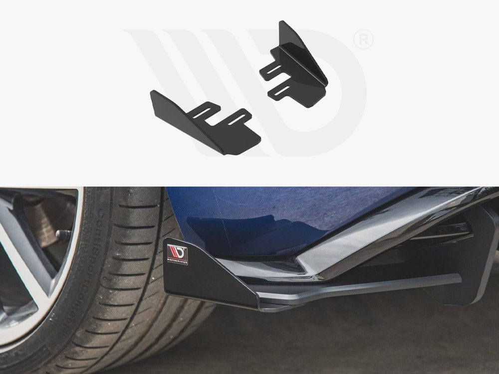 Maxton Design GLOSS FLAPS Rear Side Flaps VW Golf 7 R Facelift Maxton Design SR