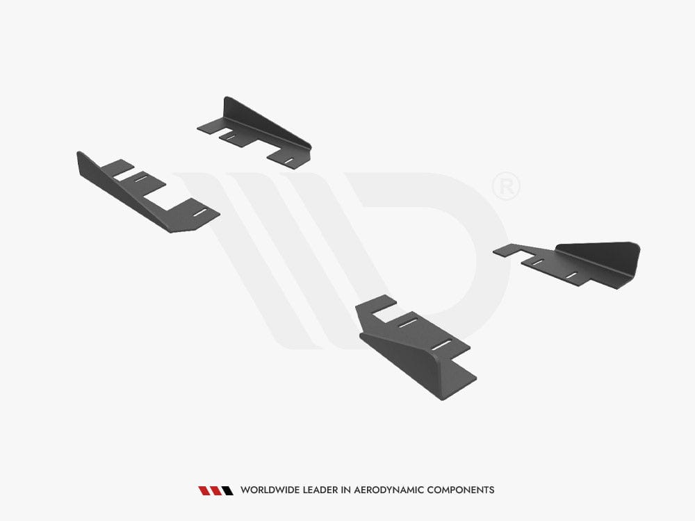 Maxton Design Gloss Flaps Side Flaps Audi S3 / A3 S-Line Sportback 8V Facelift Maxton Design SR