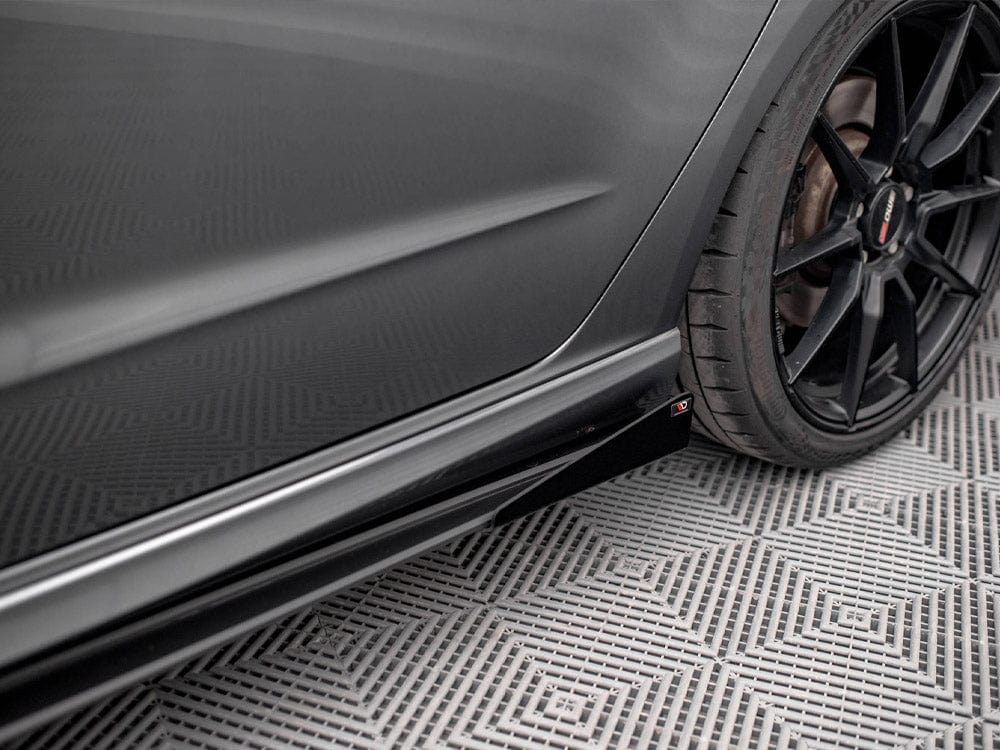 Maxton Design Gloss Flaps Side Flaps Audi S3 / A3 S-Line Sportback 8V Facelift Maxton Design SR