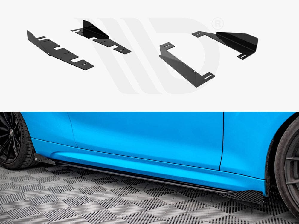 Maxton Design GLOSS FLAPS Side Flaps BMW M2 F87 Maxton Design SR