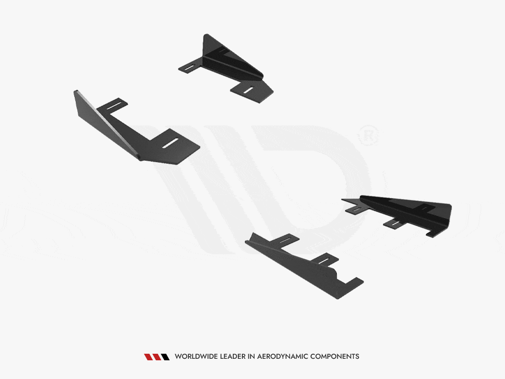 Maxton Design GLOSS FLAPS Side Flaps Ford Fiesta ST Mk6 Maxton Design SR