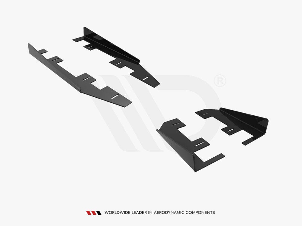 Maxton Design GLOSS FLAPS Side Flaps Mazda 3 MPS Mk1 Maxton Design SR