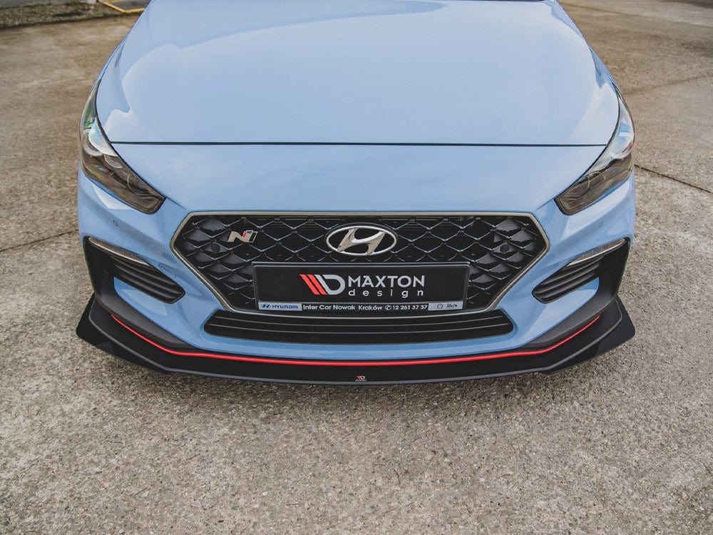 Maxton Design Racing Durability Front Splitter + Flaps Hyundai I30 N Mk3 Hatchback / Fastback Maxton Design SR