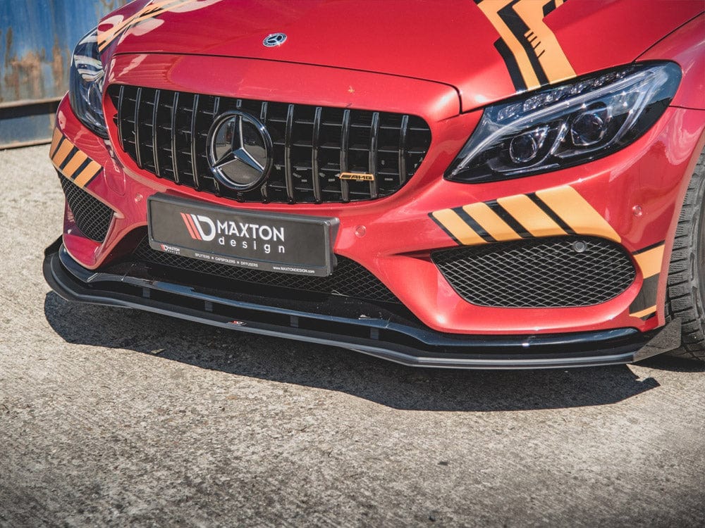 Maxton Design Racing Durability Front Splitter + Flaps Mercedes - AMG C43 Coupe C205 Maxton Design SR