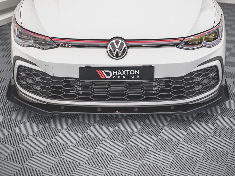 Maxton Design Racing Durability Front Splitter + Flaps VW Golf 8 GTI / R-Line 2020- Maxton Design SR