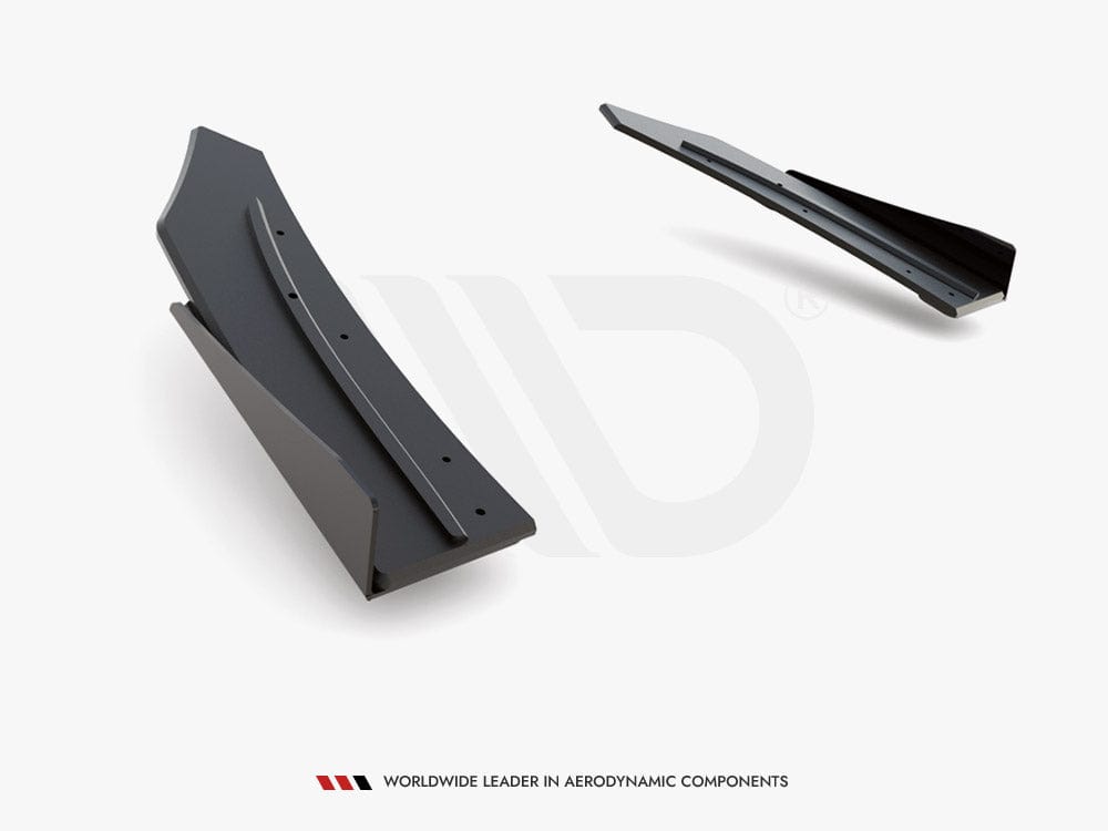 Maxton Design Racing Durability Rear Side Splitters + Flaps Mercedes - AMG C43 Coupe C205 Maxton Design SR