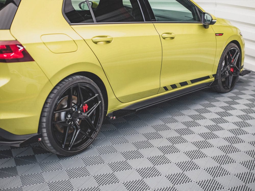 Maxton Design Racing Durability Side Skirts Diffusers (+flaps) VW Golf 8 GTI / GTI Clubsport / R-line 2020- Maxton Design SR