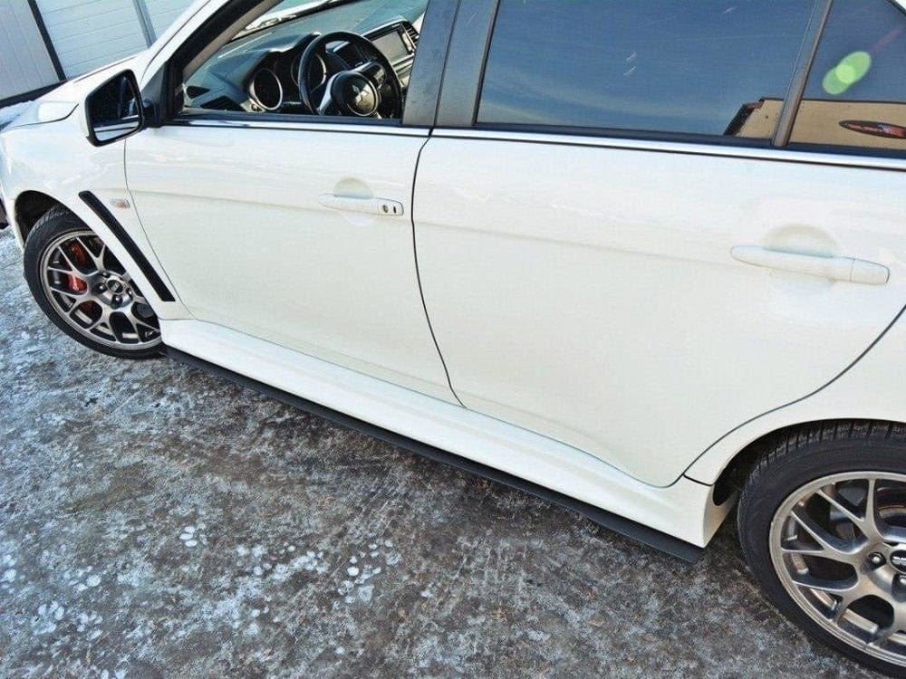 Maxton Design Racing Side Skirts Diffusers Mitsubishi Lancer EVO X 2007-2015 Maxton Design SR