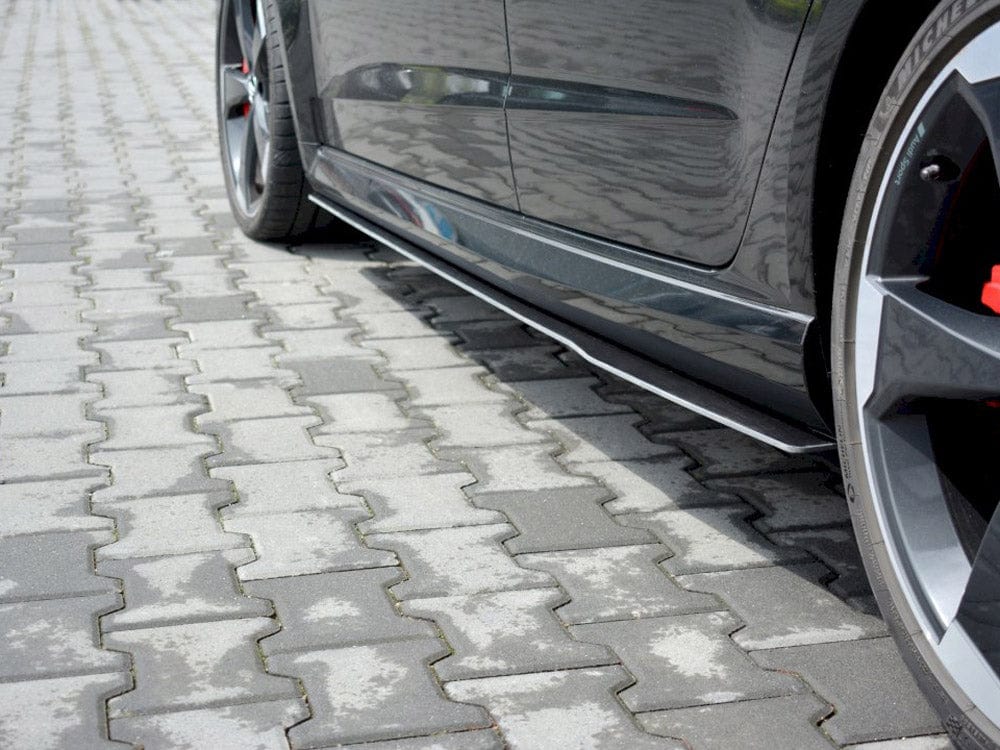 Maxton Design Racing Side Skirts Diffusers V.1 Audi RS3 8V Facelift Sportback 2017-20 Maxton Design SR