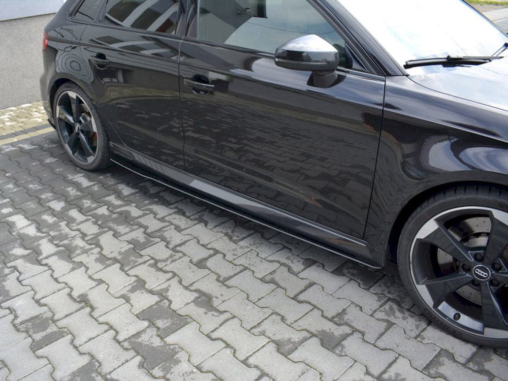 Maxton Design Racing Side Skirts Diffusers V.1 Audi RS3 8V Facelift Sportback 2017-20 Maxton Design SR