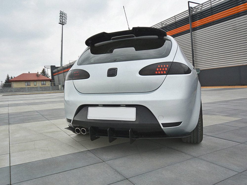 Maxton Design Rear Diffuser & Rear Side Splitters V.2 Seat Leon MK2 Cupra/fr 2005-2012 Maxton Design SR