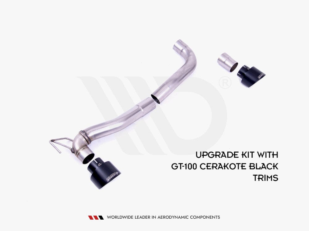 Maxton Design Rear Diffuser + Milltek RS Upgrade KIT - Ford Fiesta MK8 ST & MK8.5 ST 2018-2022 Maxton Design SR