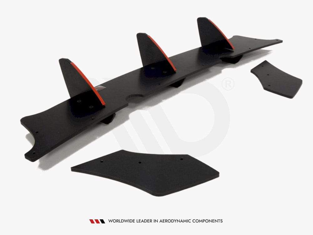 Maxton Design Rear Diffuser & Rear Side Splitters VW Golf MK6 GTI / 35TH Maxton Design SR