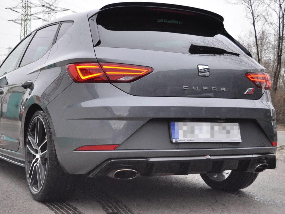 Maxton Design Rear Diffuser Seat Leon Mk3 Cupra Facelift 2017-UP Maxton Design SR