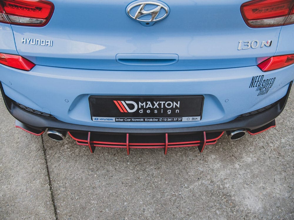 Maxton Design Rear Diffuser V2 Hyundai I30 N MK3 Hatchback 2017-2020 Maxton Design SR