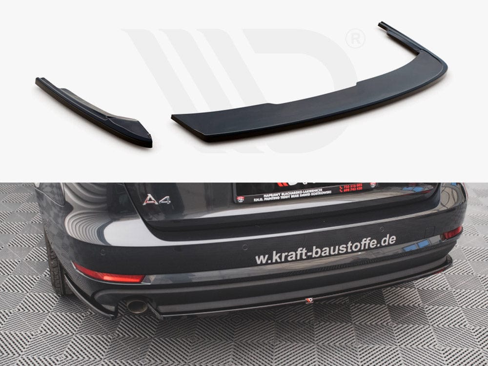 Maxton Design Rear Side Splitters Audi A4 Avant B9 Maxton Design SR
