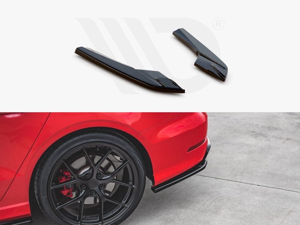 Maxton Design Rear Side Splitters Audi S3 Sedan 8V 2013-2016 Maxton Design SR