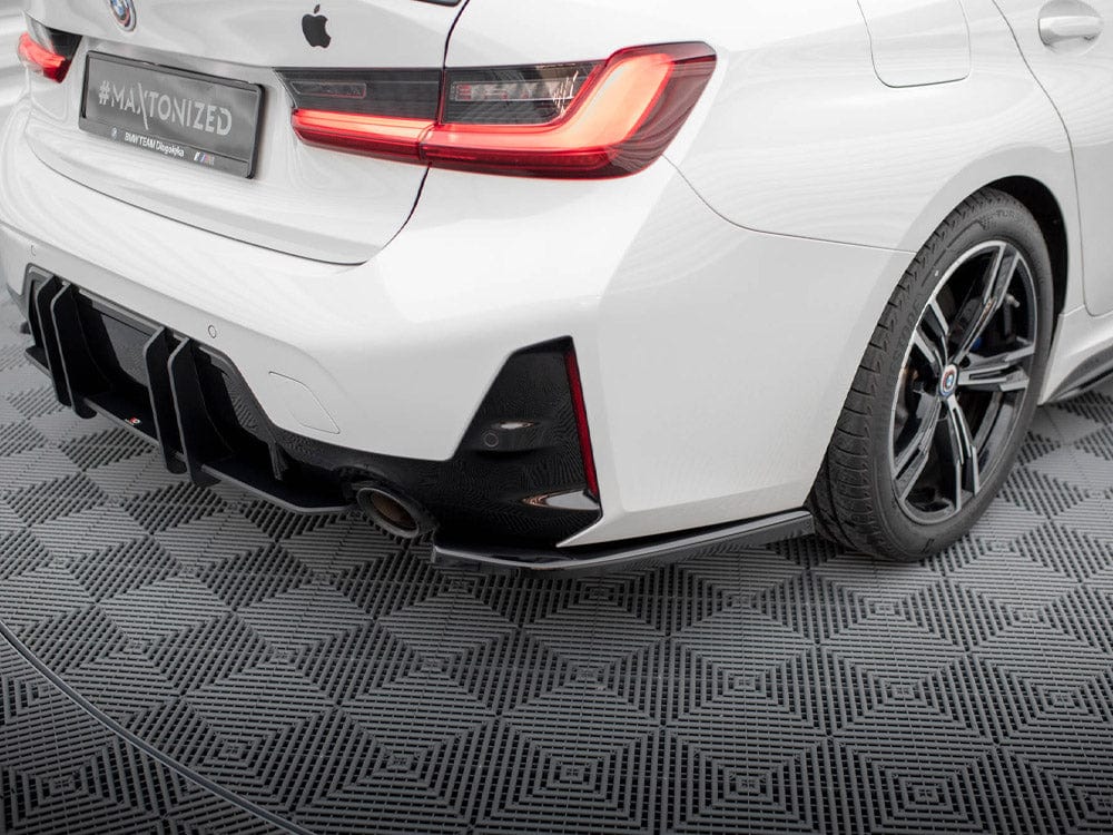 Maxton Design Rear Side Splitters BMW 3 M-Pack G20 / G21 Facelift Maxton Design SR