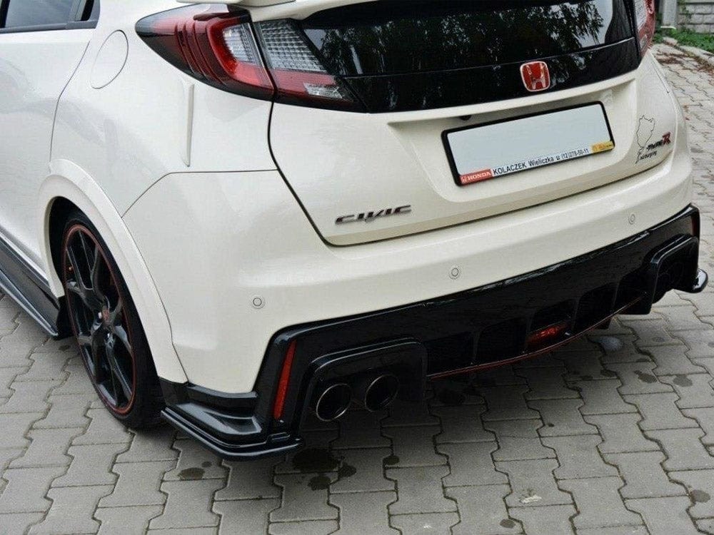 Maxton Design Rear Side Splitters Honda Civic IX Type R 2015-2017 Maxton Design SR
