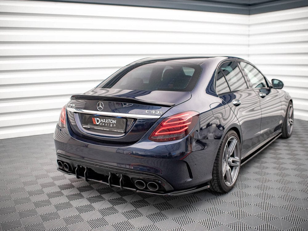 Maxton Design Rear Side Splitters Mercedes AMG C 43 Sedan W205 Facelift Maxton Design SR