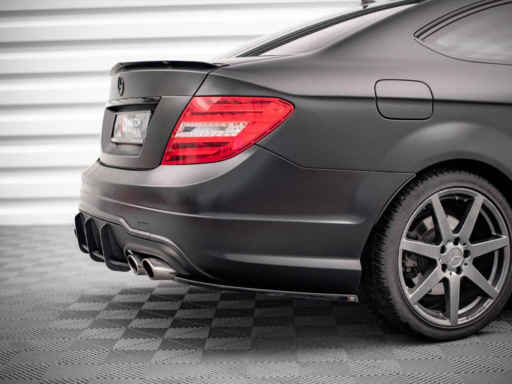 Maxton Design Rear Side Splitters Mercedes C Coupe AMG-Line C204 Maxton Design SR