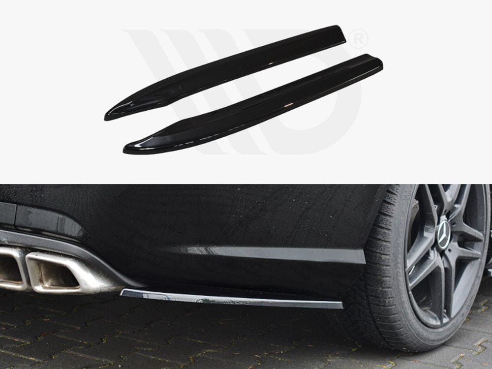 Maxton Design Rear Side Splitters Mercedes E-class 212 63 AMG 2009-2012 Maxton Design SR