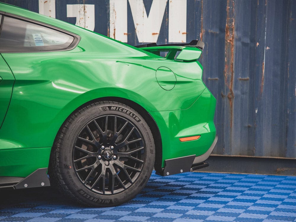 Maxton Design Rear Side Splitters V.1 + Flaps Ford Mustang GT Mk6 Facelift Maxton Design SR