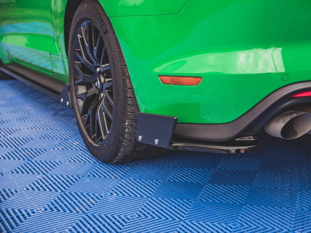 Maxton Design Rear Side Splitters V.1 + Flaps Ford Mustang GT Mk6 Facelift Maxton Design SR