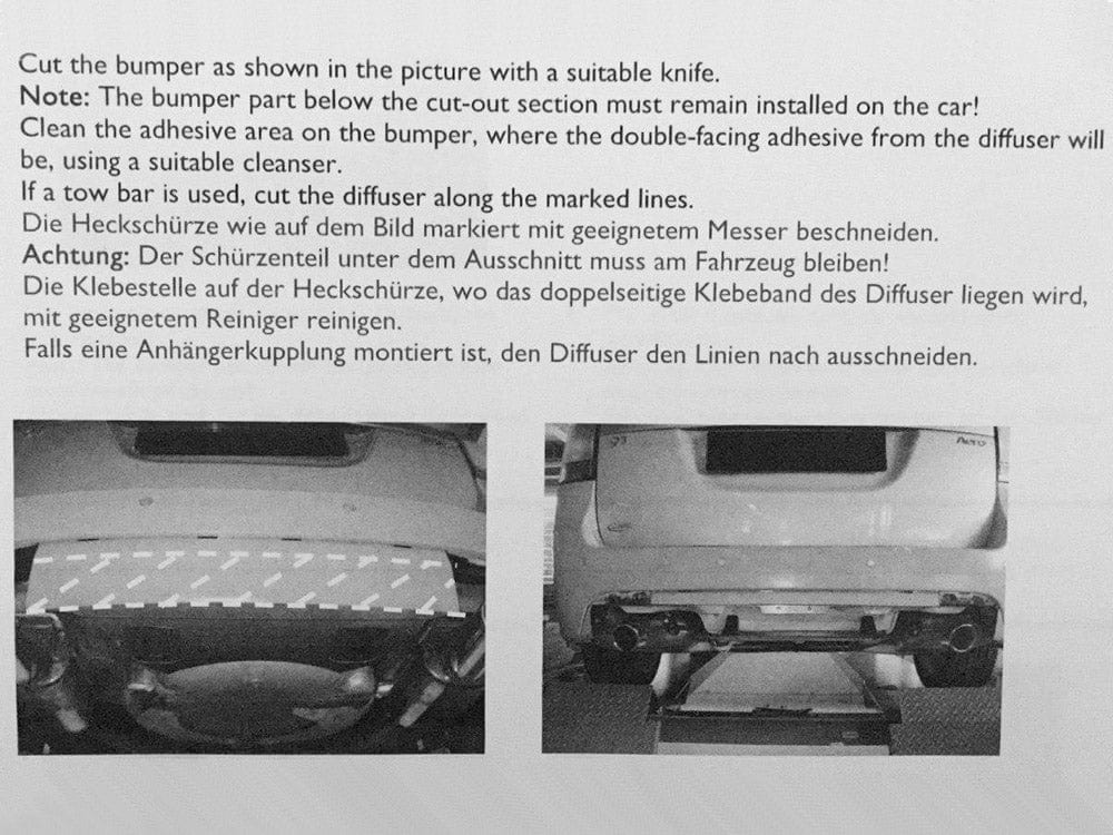 Maxton Design Rear Valance SAAB 9-3 AERO Mk2 Facelift Maxton Design SR