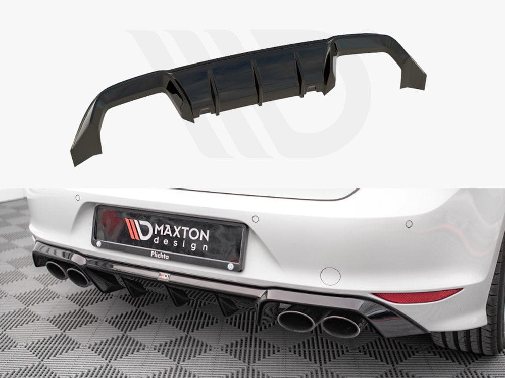 Maxton Design Rear Valance VW Golf R Mk7 2013-2016 Maxton Design SR