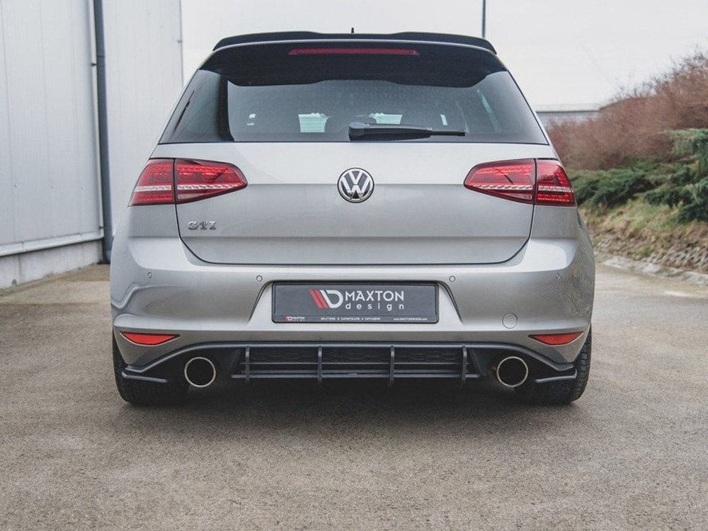 Maxton Design Red Maxton Racing Rear Diffuser V.2 VW Golf Mk7 GTI Maxton Design SR