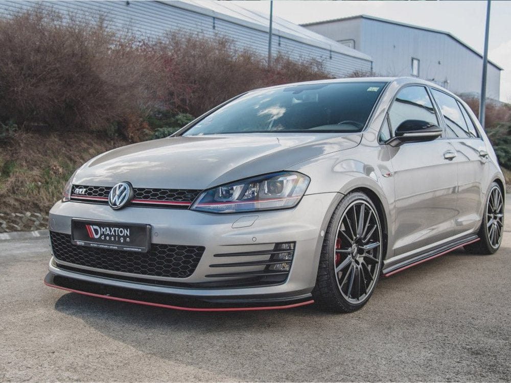 Maxton Design Red Maxton Racing Side Skirt Splitters VW Golf Mk7 GTI Maxton Design SR