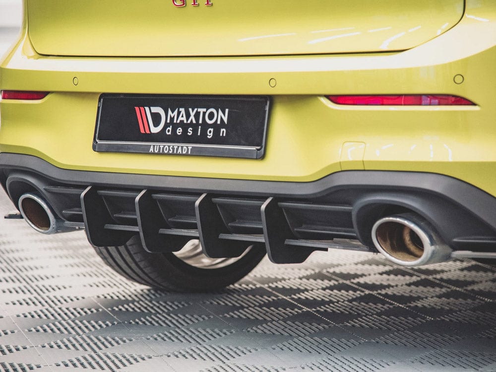 Maxton Design Red Racing Durability Rear Diffuser V.1 VW Golf 8 GTI Clubsport 2020- Maxton Design SR