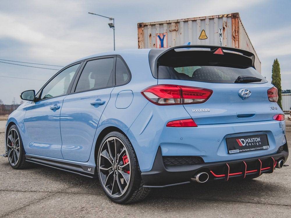 Maxton Design Red Side Skirt Diffusers Hyundai I30 N MK3 / MK3 FL Hatchback/ Fastback 2017- Maxton Design SR
